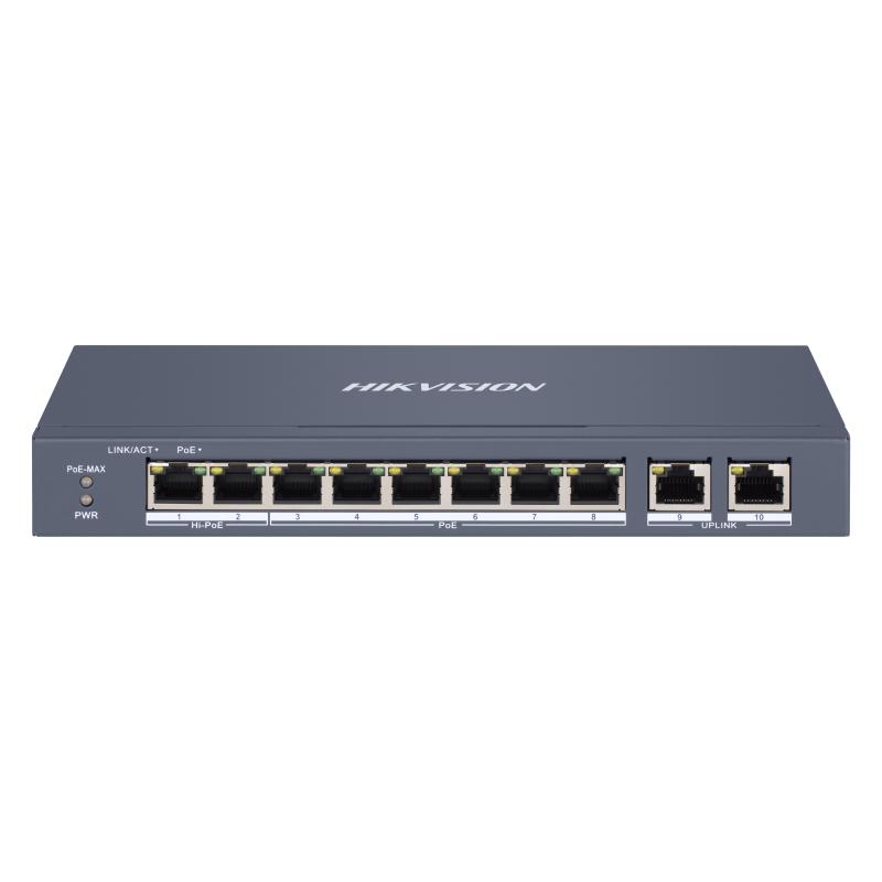 SWITCH POE intelligent Fast Ethernet à 8 ports