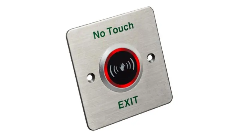 Bouton poussoir sans contact